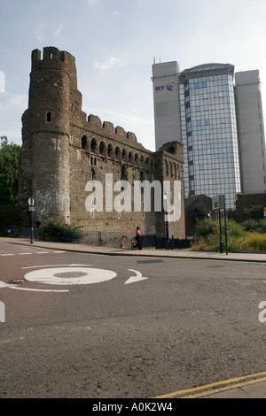 SWANSEA BURG, WEST GLAMORGAN, SÜD-WALES, GROßBRITANNIEN Stockfoto