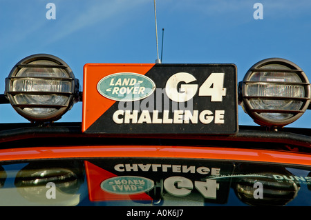 Land Rover Freelander V6 Benzin modifiziert und verwendet für die Land Rover G4 Challenge jetzt Teil der Dunsfold-Sammlung Stockfoto