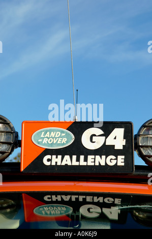 Land Rover Freelander V6 Benzin geändert und verwendet für die Land Rover G4 Challenge. Jetzt Teil der Dunsfold-Sammlung. Stockfoto