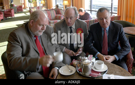 Dr. Ian Gibson Charles Clarke und Peter Hain MP Stockfoto