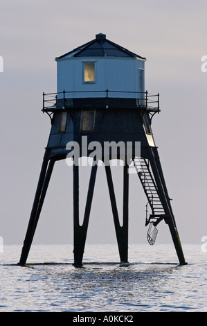 Mitte des 19. Jahrhunderts aus Gusseisen Ighthouse in Dovercourt, Essex (einer von zwei älteren 1817/1818 Leuchttürme in Harwich zu ersetzen) Stockfoto