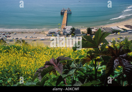 Malibu Pier Malibu Kalifornien Vereinigte Staaten von Amerika Nordamerika Stockfoto