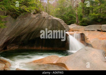 Das Becken, Franconia Notch in den White Mountains von New Hampshire Stockfoto