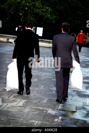 Pillow Fight Club, St Pauls, London Stockfoto