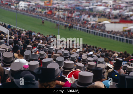 Gerade das Rennen am Derby-Tag in Epsom Racecourse, Surrey, England Stockfoto