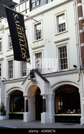 Sothebys in New Bond Street, London, England Stockfoto