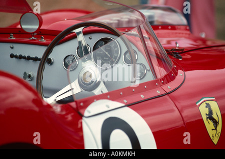 Ferrari Auto beim Louis Vuitton Concours d ' Elegance in Stowe, England Stockfoto