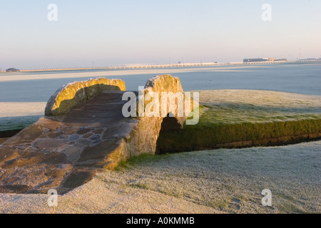 Swilken Burn Brücke im Royal and Ancient Golf Club of St Andrews, Fife, Schottland, UK Stockfoto