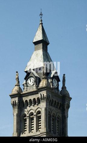 Glockenturm für Landkreis und Stadt Halle in Buffalo New York State Stockfoto
