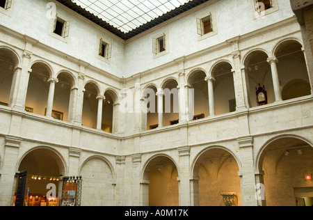 Szene vom Fogg Art Museum in Cambridge, Massachusetts Harvard Stockfoto