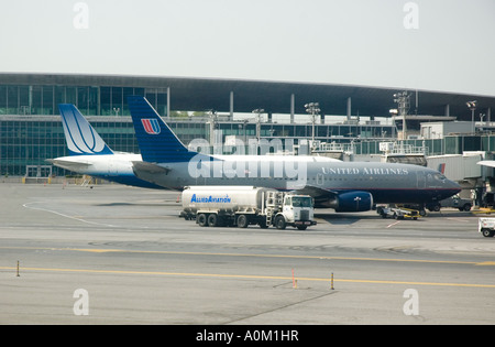 Szene vom Flughafen Laguardia in New York Stockfoto