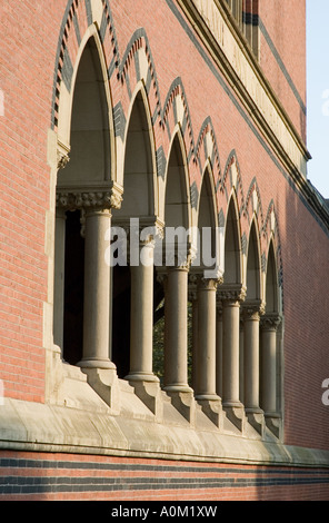 Architektonisches Detail aus dem Sanders Theater in Cambridge, Massachusetts Stockfoto