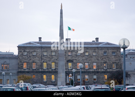 Leinster House in Dublin Irland Stockfoto