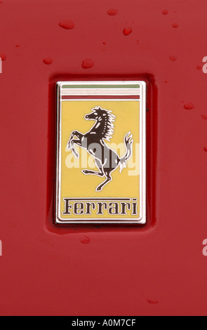 Ferrari s Abzeichen Bild von Andrew Hasson Juni 2004 Stockfoto