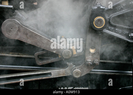 North York Moors Railway Maschine Detail Stockfoto