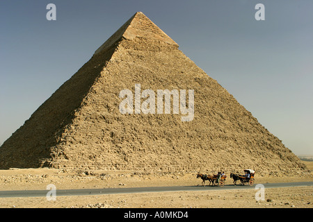Ägypten-Cairo-Pyramide des Cheops Stockfoto