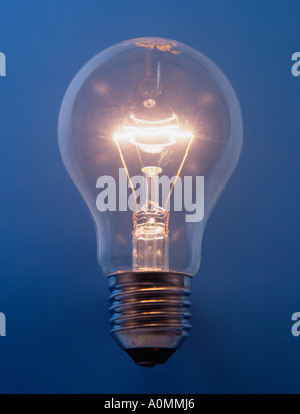 Energie ineffizient Wolfram-Lampe Stockfoto