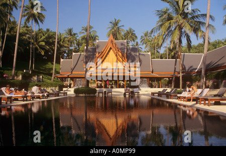 Amanpuri Resort Hotel Pansea Beach Phuket Thailand Stockfoto