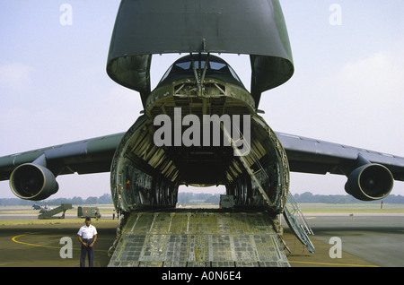 Lockheed C-5 b Galaxy der US Air Force betrieben Stockfoto