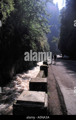 Bicaz Key auf Bicaz Fluss Turistic Ziel in Karpaten Moldawien Nordostseite von Rumänien-Osteuropa-Eu Stockfoto