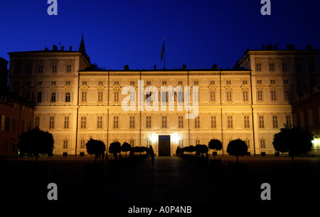 Turin Palazzo Reale auf der Piazza Castello Stockfoto