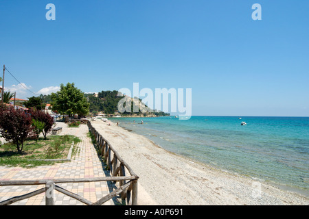 Strand, Possidi, Kassandra Halbinsel Chalkidiki, Griechenland Stockfoto