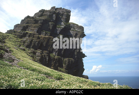 Gipfel-Felsen auf Skellig Insel Irland Stockfoto