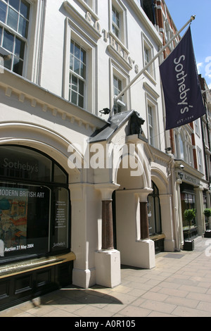 Sothebys Auktionshaus in der Bond Street London Stockfoto