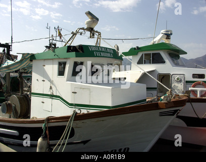Angelboote/Fischerboote, Puerto Deportivo de Fuengirola, Fuengirola Handelshafen, Costa Del Sol, Spanien Stockfoto