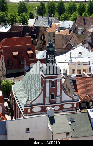 Blick auf die Altstadt in Riga Lettland Stockfoto