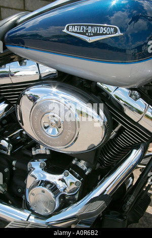 Harley Davidson hautnah Stockfoto