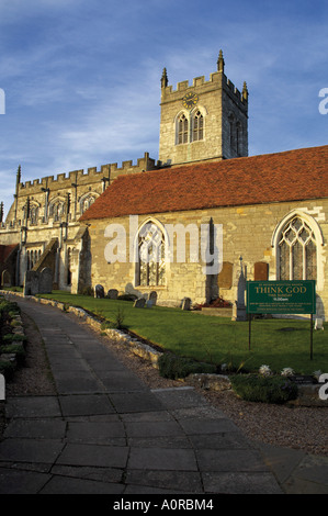 Wootten Wawen Dorf Pfarrkirche von St. peter älteste Kirche in Warwickshire neben Wootten Halle Stockfoto