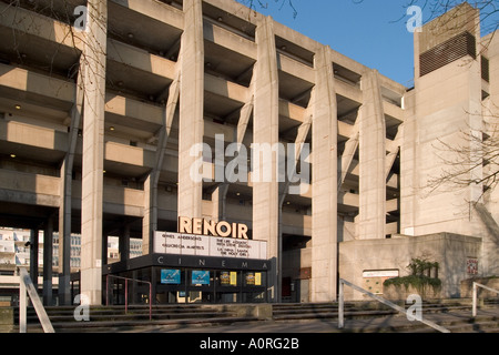 Brunswick Centre und Renoir Kino. Bloomsbury, London, England Stockfoto