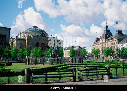 Platz / Kongens Nytorv / Koeniglicher Neue Markt Stockfoto