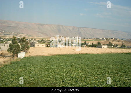 Landschaft vom Zug zwischen Aleppo und Latakia Syrien Naher Osten Stockfoto