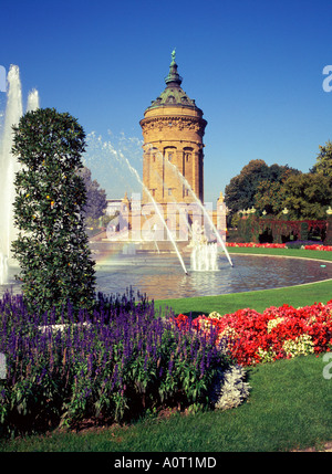 Wasserturm / Mannheim / Wasserturm Stockfoto