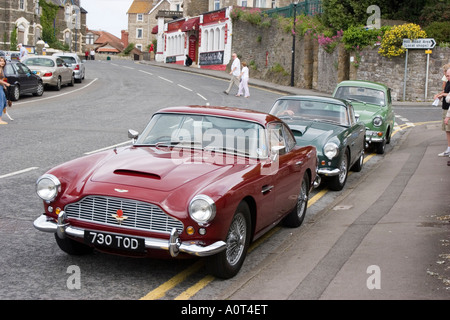 Aston Martin Oldtimer in Clevedon Somerset Stockfoto