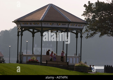 Musikpavillon in Clevedon Somerset Stockfoto