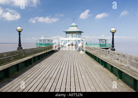 Clevedon Pier eine Klasse 1 aufgeführten Struktur in Clevedon Somerset Stockfoto