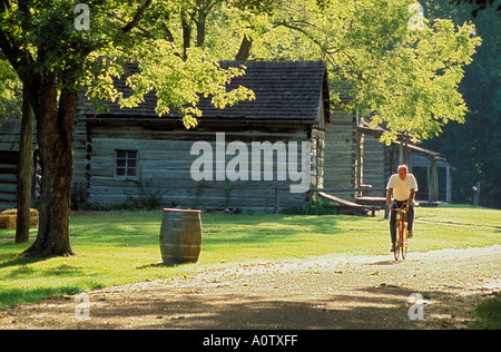 Lincolns neue Salem State Historic Site Petersburg Illinois Abraham Lincoln hatte seine Kanzlei in New Salem Stockfoto