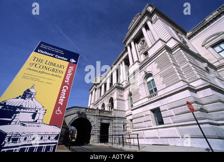 Fassade-Library of Congress Stockfoto