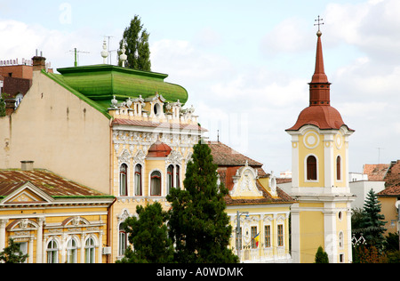 Gebäude Tirgu Mures Rumänien Stockfoto