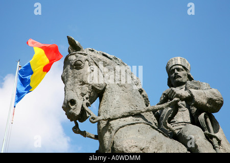 Statue Tirgu Mures Rumänien Stockfoto