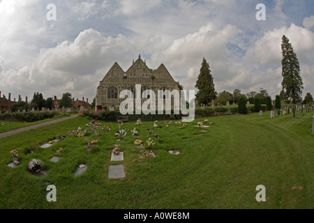 Heilige Dreiheit-Kirche, Long Melford, Suffolk. Stockfoto