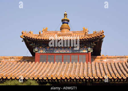 Der Lama-Tempel in CHINA Peking ist der berühmteste tibetisch-buddhistischen Tempel außerhalb Tibets Stockfoto