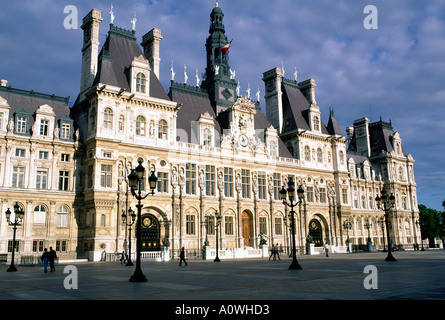 Hotel de Ville Paris Stockfoto