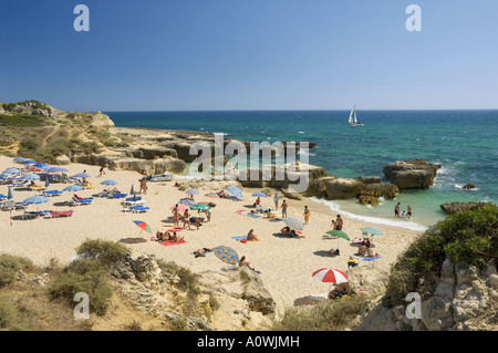 Portugal Algarve; Evaristo Strand in der Nähe von Albufeira Stockfoto