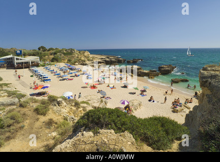 Portugal Algarve; Evaristo Strand in der Nähe von Albufeira Stockfoto