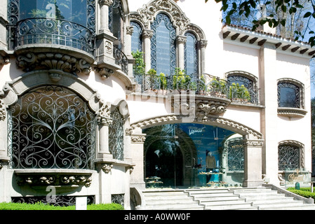 Casa Domit eine reich verzierte Deco gotische Bauwerk in Mexiko-Stadt Stockfoto