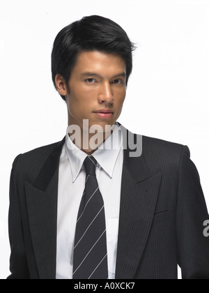 ein Porträt des jungen Bussiness Mann Stockfoto